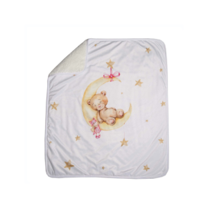 Bebi pokrivač Piccolino roze  80x90