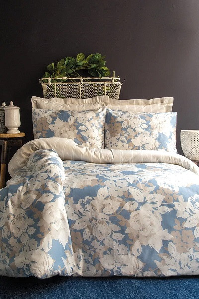 Posteljina Issimo saten Deco Rose 200x200 6/1