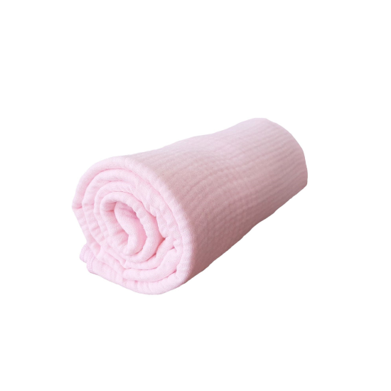 Dekica od Muslina za bebe 80x90 roze